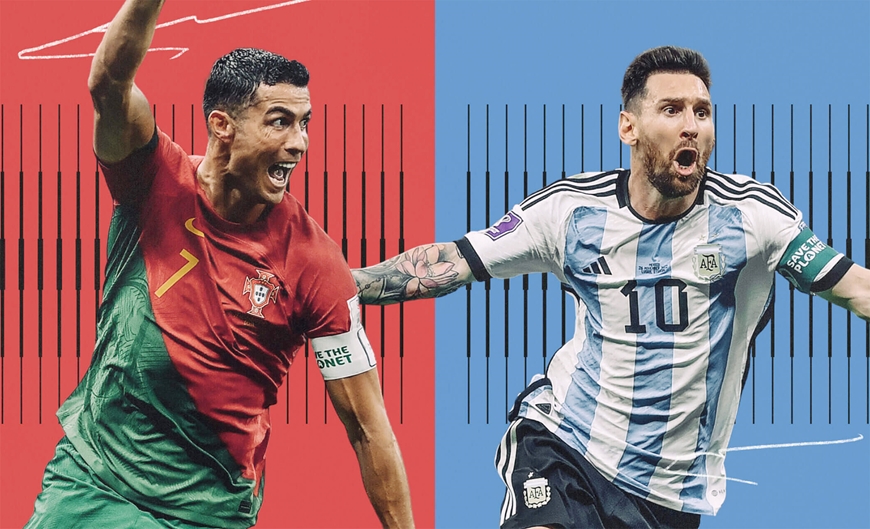 Sự kình địch giữa Messi và Ronaldo trong màu áo ĐTQG đã vượt qua mọi biên giới địa lý
