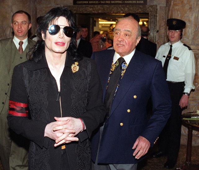 Al-Fayed từng gọi Michael Jackson để phỏng vấn