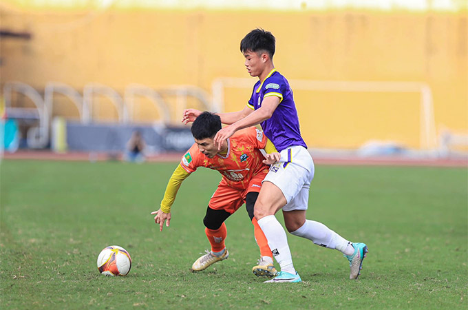 CLB Hà Nội dễ dàng có chiến thắng đậm 7-0 trước Phù Đổng Ninh Bình ở trận giao hữu trước kỳ nghỉ Tết - Ảnh: CLB Hà Nội 