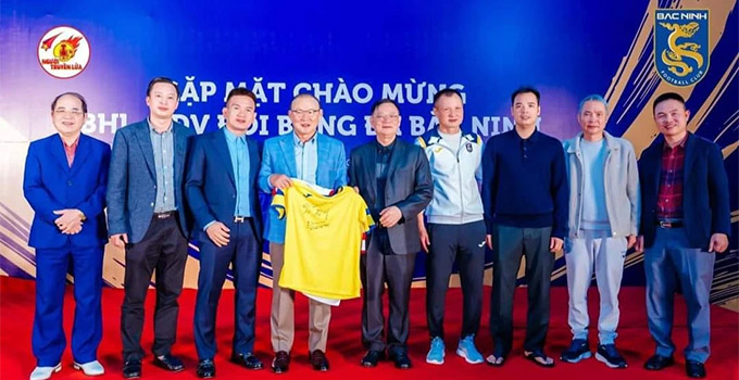 HLV Park Hang Seo chính thức trở thành cố vấn của CLB Bắc Ninh - Ảnh: Bắc Ninh Football Club 