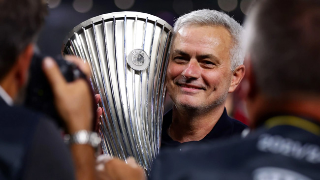 Mourinho từng vô địch UEFA Conference League cùng Roma   