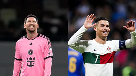 Messi ‘hơn đứt’ Cristiano Ronaldo trên BXH lão tướng trong năm 2024