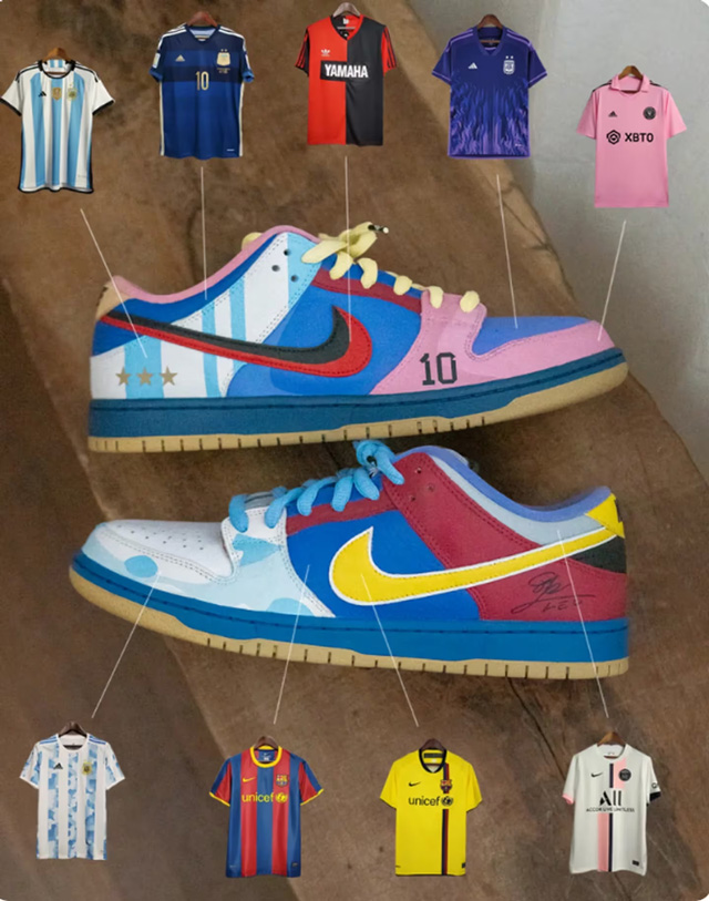 Đôi giày đặc biệt cho Messi