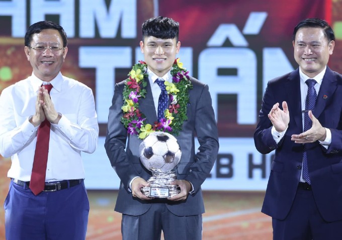 Danh hiệu Quả bóng Bạc 2023 là một sự tiếc nuối lớn cho Tuấn Hải. Ảnh: Hà Nội FC