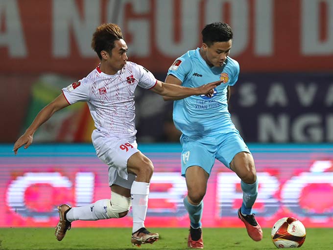 Hải Phòng trải qua lịch thi đấu khó khăn trong thời gian qua - Ảnh: Nam Định FC 