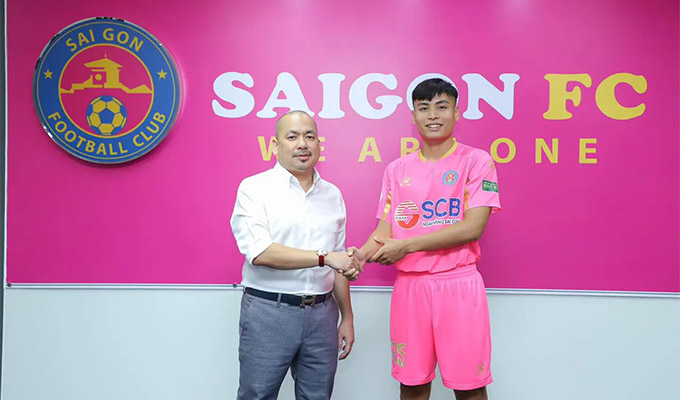 Nguyễn Ngọc Hậu từng có thời gian được CLB Sài Gòn đưa sang Nhật Bản chơi bóng ở J.League 3 