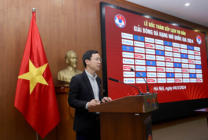 Ông Nguyễn Minh Châu chia sẻ, giải hạng Nhì quốc gia là giải đấu cao nhất trong hệ thống các giải bóng đá ngoài chuyên nghiệp quốc gia