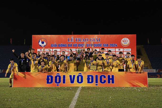 U19 Hà Nội vô địch giải U19 Quốc gia 2024