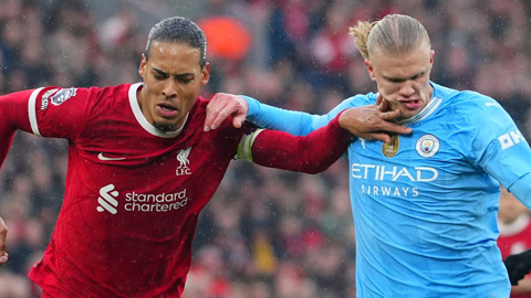 Chấm điểm Liverpool vs Man City: Van Dijk xuất sắc nhất trận sau màn 'bỏ túi' Haaland