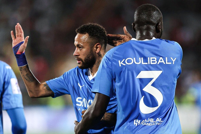 Koulibaly đánh giá rất cao tài năng của Neymar, đồng đội mới ở Al Hilal.