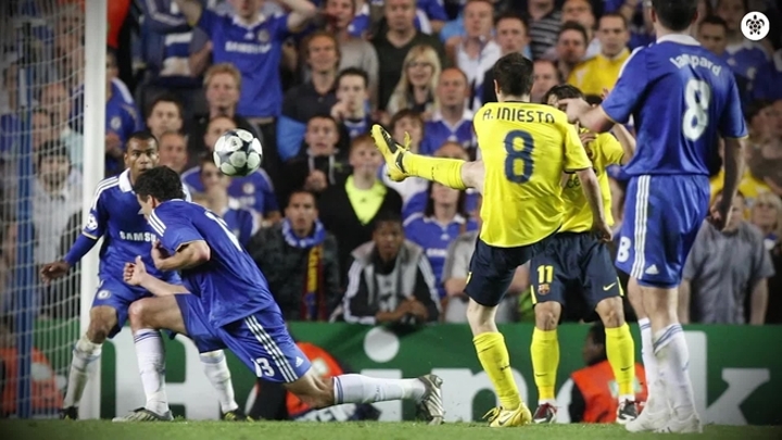 Bàn thắng kỳ diệu của Iniesta trên sân Stamford Bridge tại Champions League 2008/09