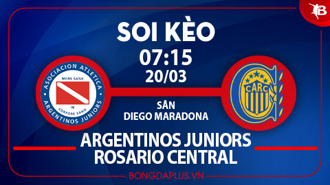Soi kèo hot hôm nay 19/3: Chủ nhà đè góc sớm trận Argentinos Juniors vs Rosario Central
