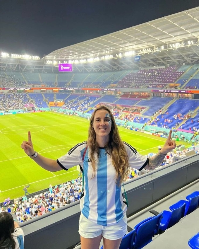 Florencia cổ vũ Messi và ĐT Argentina tại World Cup 2022