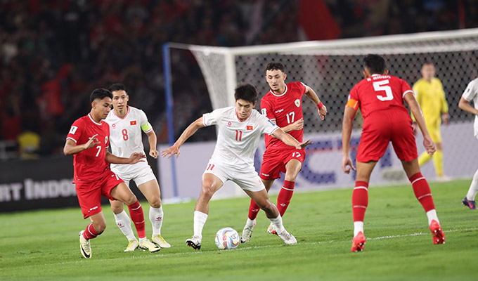 ĐT Việt Nam thất bại trên sân khách trước Indonesia - Ảnh: Quỳnh Anh 