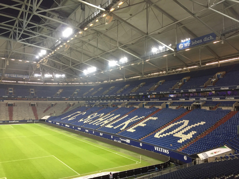 SVĐ Veltins-Arena, thành phố Gelsenkirchen (49.471 chỗ ngồi) đã tổ chức trận chung kết UEFA Champions League năm 2004 và trận tứ kết World Cup 2006​​.