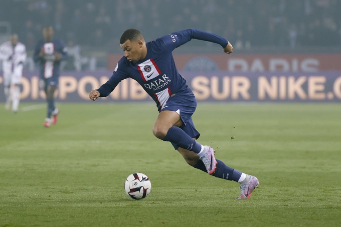 Mbappe không lọt vào Top 10 cầu thủ chạy nhanh nhất Ligue 1 mùa giải 2023/24