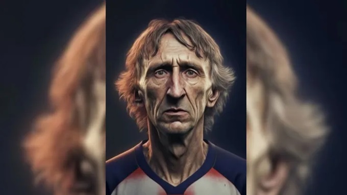 Luka Modric với gương mặt gân guốc ở tuổi lên lão