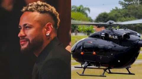 Trực thăng riêng của Neymar bị cấm bay