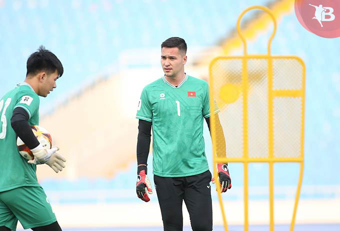 Thủ môn Nguyễn Filip hy vọng vào lần đầu tiên giữ sạch lưới khi lên chơi cho ĐT Việt Nam 