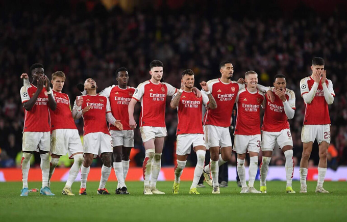Chiều cao trung bình của đội hình Arsenal đã tăng đáng kể trong những năm gần đây