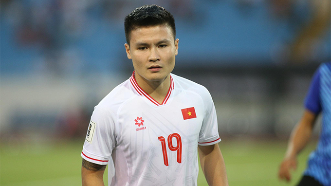 Quang Hải có phong độ tốt nhưng đã không được sử dụng trong 2 trận đấu với Indonesia. Ảnh: Đức Cường