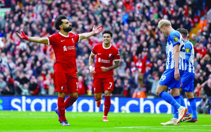 Salah luôn biết cách ghi những bàn thắng quan trọng để đưa Liverpool tới thành công