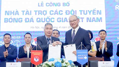 ĐT Việt Nam đón thêm nhà tài trợ mới, hợp đồng kéo dài 3 năm