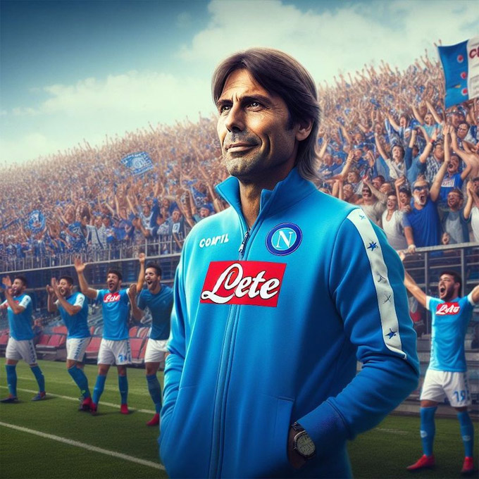 Chủ tịch Aurelio De Laurentiis rất muốn Conte tiếp quản Napoli