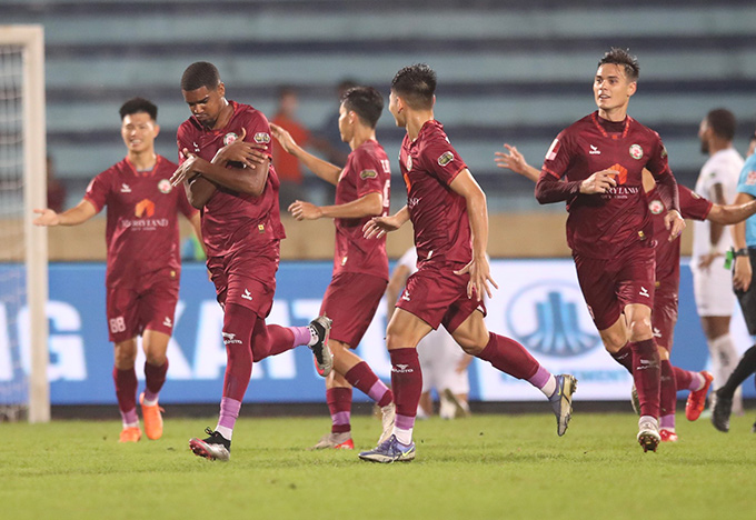 Bình Định thắng chung cuộc - Ảnh: Nam Định FC 