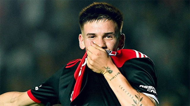 Mastantuono là tài năng trẻ sáng giá bậc nhất của River Plate vào lúc này