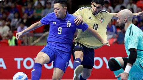 ĐT futsal Thái Lan thua trận trước cuộc đối đầu ĐT futsal Việt Nam 