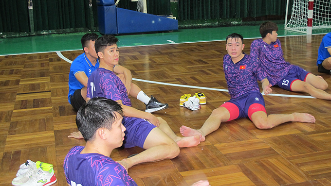 ĐT futsal Việt Nam đã kết thúc quá trình giao hữu, chuẩn bị bước vào VCK. Ảnh: Phan Hồng 