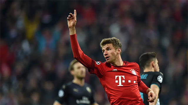 Bayern thắng Arsenal 5-1 trong cả 3 trận gần nhất giữa 2 đội ở Champions League