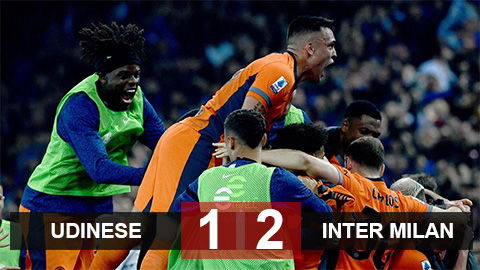 Kết quả Udinese vs Inter Milan: Tiến gần ngai vàng
