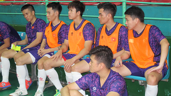 ĐT futsal Việt Nam đã có 5 trận giao hữu đáng giá. Ảnh: Phan Hồng 