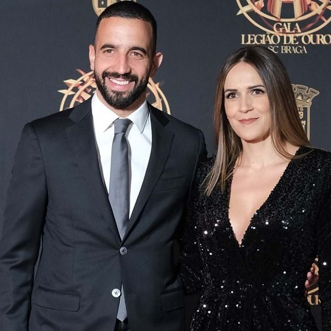 Ruben Amorim hạnh phúc bên cô vợ Maria