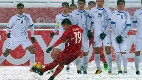 Bàn thắng "cầu vồng tuyết" của Quang Hải là một trong những khoảnh khắc ấn tượng nhất lịch sử của giải U23 châu Á 