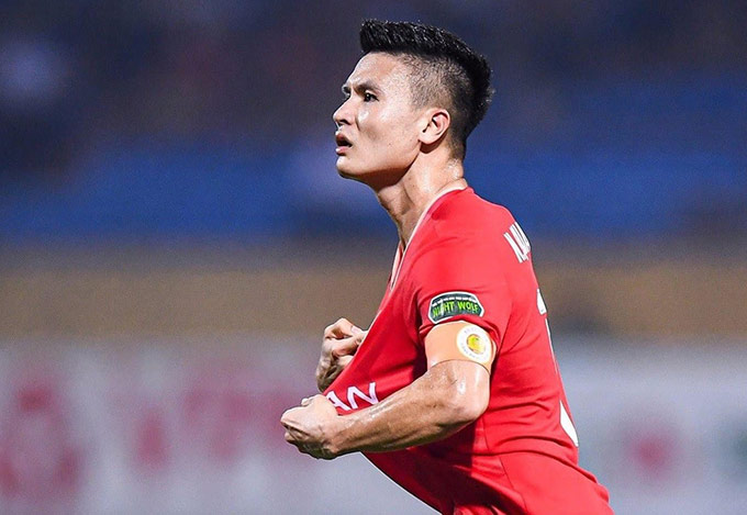 Quang Hải hết hợp đồng với CLB Công an Hà Nội sau V.League 2023/24 - Ảnh: Công an Hà Nội FC