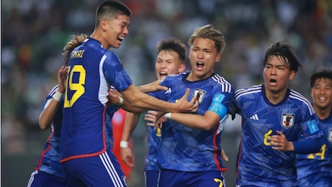 Niếm vui chiến thắng của U23 Nhật Bản 