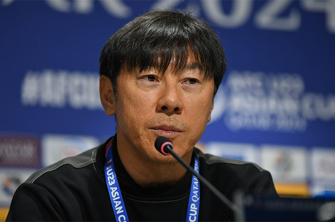 HLV Shin Tae Yong công kích trọng tài sau trận thua của U23 Indonesia trước U23 Qatar 