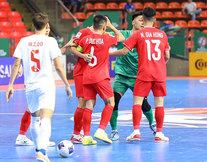 Futsal Việt Nam mở tỷ số 