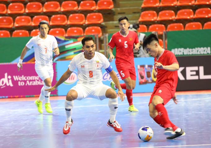 Futsal Việt Nam bỏ lỡ nhiều cơ hội - Ảnh: Phan Hồng