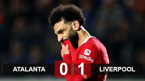Kết quả Atalanta vs Liverpool: The Kop dừng chân