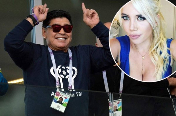 Wanda từng cặp kè với Maradona