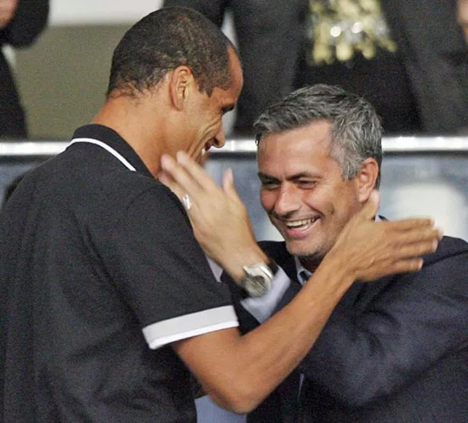 Rivaldo và Mourinho từng có mối quan hệ thân thiết với nhau