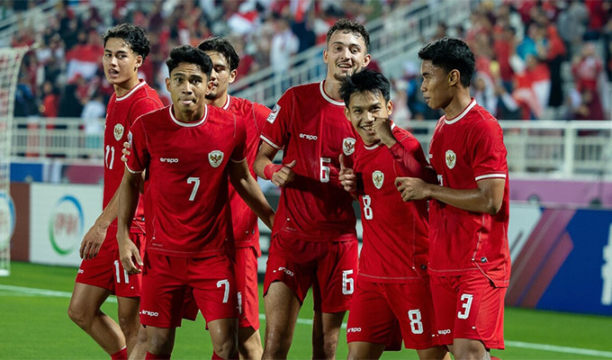 U23 Indonesia trình diễn bộ mặt ấn tượng ở VCK U23 châu Á 2024 