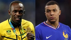 Ai chạy nhanh hơn giữa Kylian Mbappe và Usain Bolt?