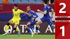 VIDEO bàn thắng U23 Kuwait vs U23 Malaysia: 2-1