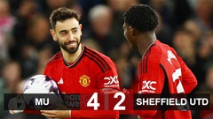 Kết quả MU vs Sheffield United: MU ngược dòng giành 3 điểm