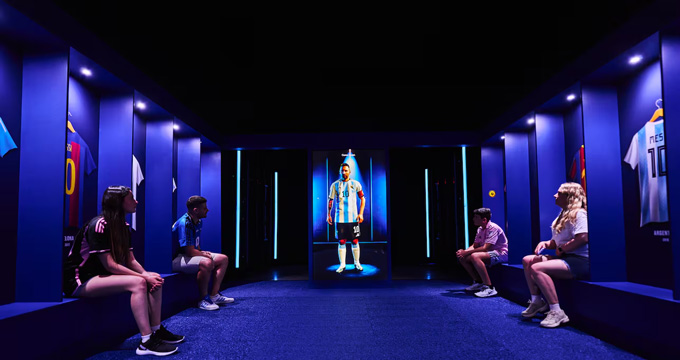 “The Messi Experience” tạo sự tương tác mạnh mẽ cho khách tham quan